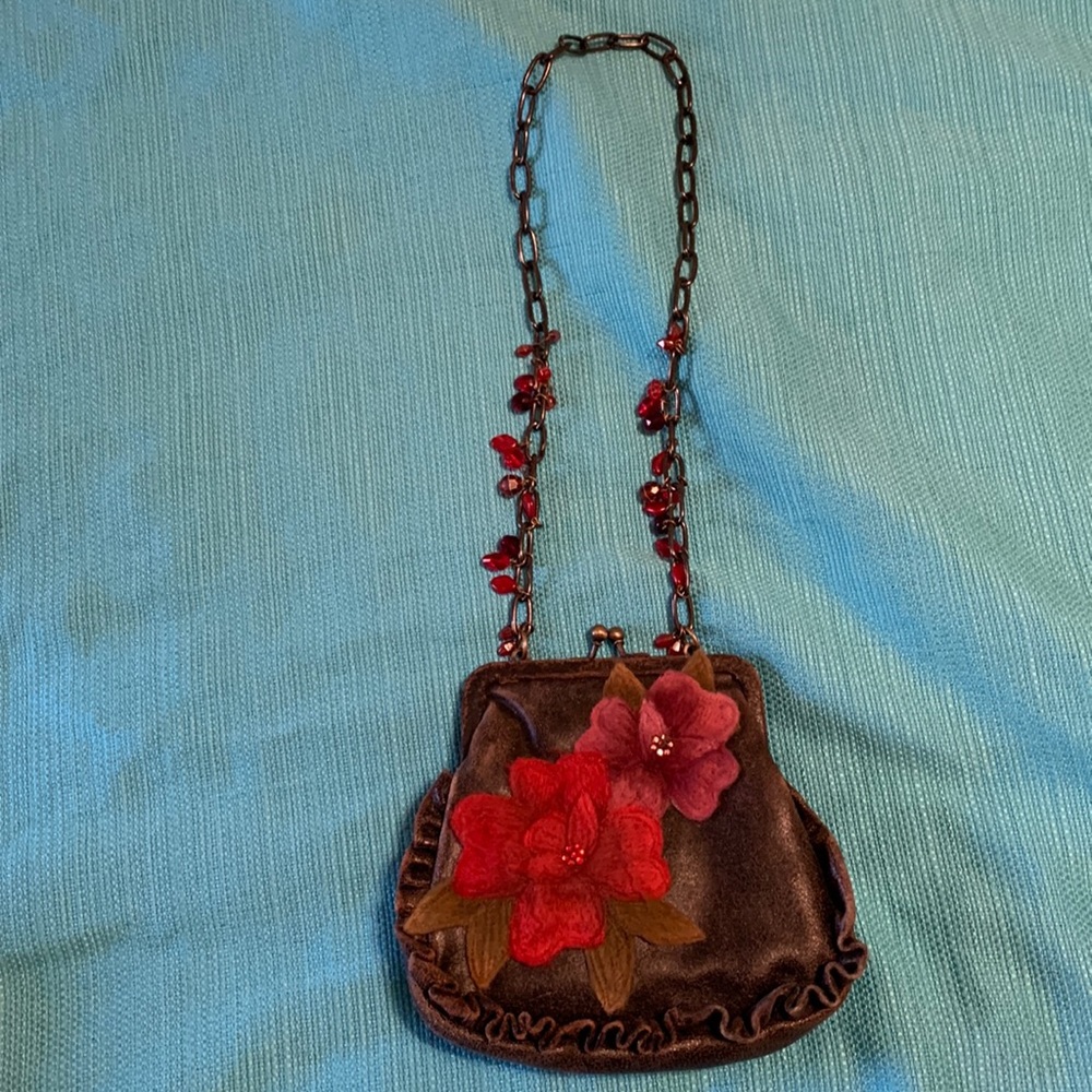 Liz Soto Handbag Beautiful Details 7”x6”
